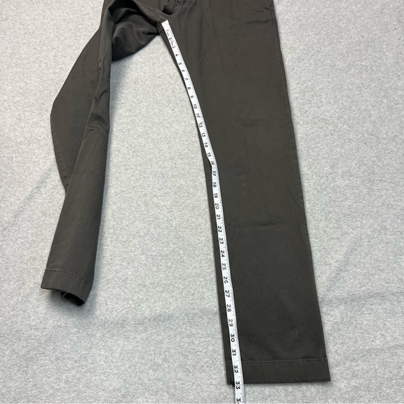 J Crew Pants Mens 32x34 Gray 484 Slim Chinos Stretch Twill Canvas Preppy - Picture 2 of 9